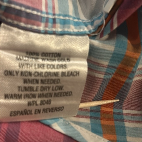 Club Room Red and Blue Button Down Shirt - Picture 12 of 15